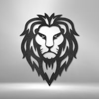 Lion Head - Steel Sign