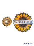 Sunflower Door Hanger 18 inch and 10 inch